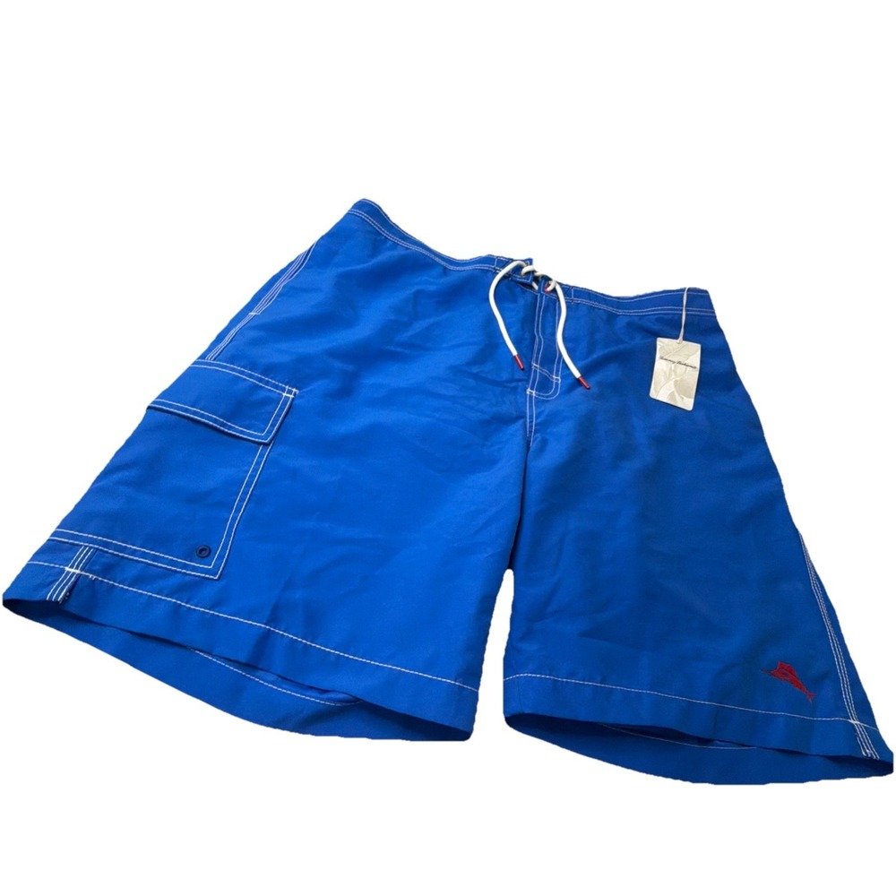 Tommy Bahama Swim Trunks Shorts Dark Cobalt XXL NWT $99.50 Beach Costal Fishing